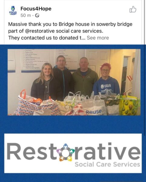 Bridge Food Bank Donation 2